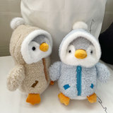 Переодевающаяся маленькая кукла-пингвин, плюшевая игрушка, тряпичная кукла, девочка, держащая спящую милую куклу, оптовая продажа, свадебный бросок