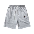1056# terry shorts - light grey