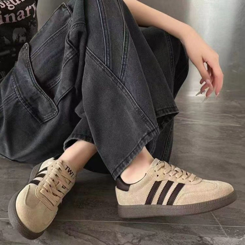 Flat casual frosted shoes spring and autumn new style sports all-match retro German training Forrest Gump shoes single shoes student shoes