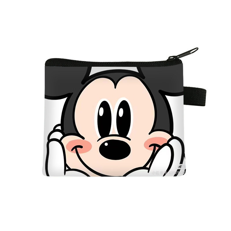 Cross-Border Hot Selling Mickey Coin Purse Kidsren's Mini Storage Bag Student Portable Key Card Bag Small Wallet Wholesale