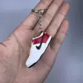 Dunk White Red (Single Keychain)