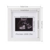 Cross-Border Hot-Selling Wooden 5inch Pregnancy Ultrasound Four-Dimensional Color Ultrasound Baby B-Ultrasound Birth Commemorative Decorative Photo Frame Display Stand