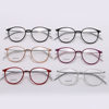 Foreign trade ultra-light thin Korean style Oval myopia plastic steel glasses frame female titanium feet ins artistic student glasses frame 8016