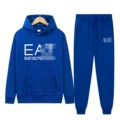 Blue + white label