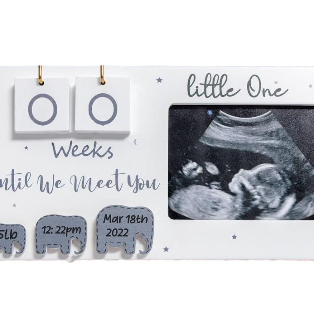 Newborn Birth Milestone Photo Commemorative Wooden Photo Frame Bedroom Decoration Photo Frame Baby Growth Commemorative Gift