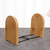 Desktop Bamboo Bookend Book Storage Wooden Bookend Student Removable Baffle Storage Bookshelf Bookend Rack