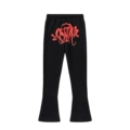 Sweatpants black and red