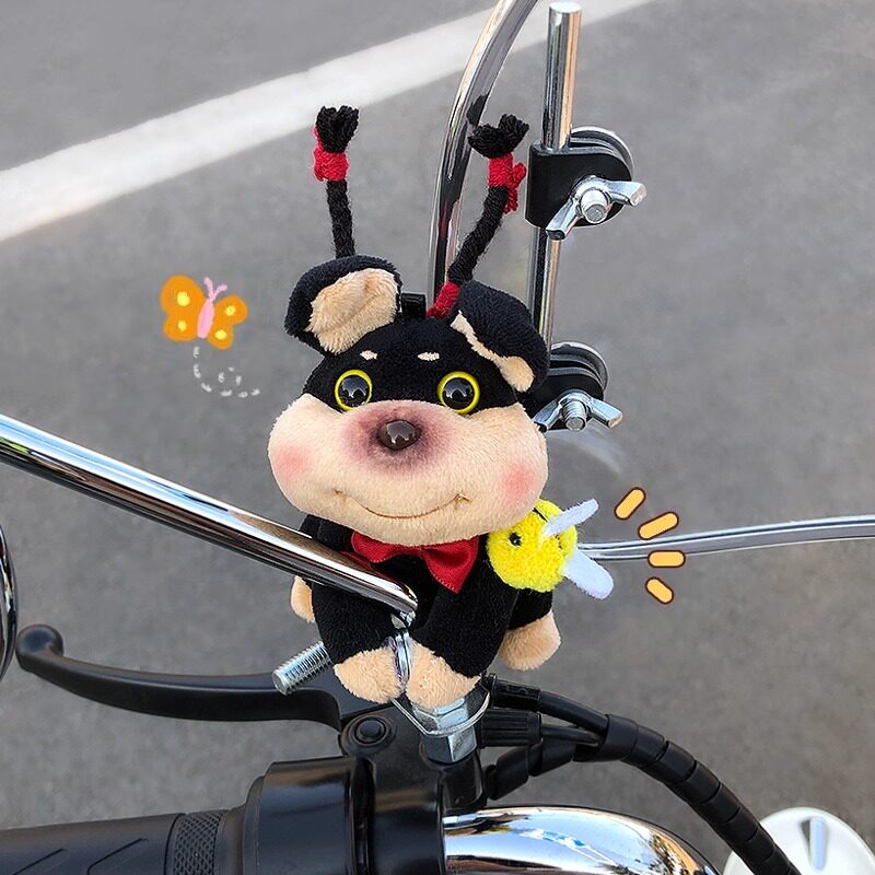Aima Metaverse Electric Vehicle Rearview Mirror Decoration Figurine Doll Electric Scooter Motorcycle Small Accessories