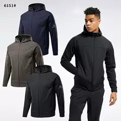 ICE Outdoor Men's Softshell Jacket Fall Winter New Hooded Windproof Waterproof Outdoor Sports Casual Solid Fleece-Lined Coat
