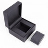Factory spot wholesale plastic embryo watch box Black single flip watch box jewelry box printable logo watch packaging