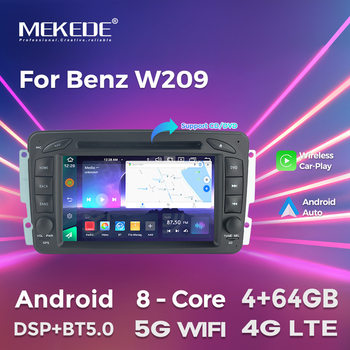 For Mercedes Benz CLK W209 W461 with DVD Android large screen central control navigation Bluetooth Carplay