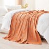 Factory Wholesale Orange H Letter Aviation Blanket Aircraft Blanket First Class Blanket Office Nap Blanket Air-conditioning Blanket Hair