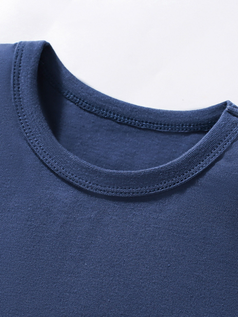 Boys' Summer Cartoon Top, New Short-Sleeve Kids' T-Shirt, Baby Tee