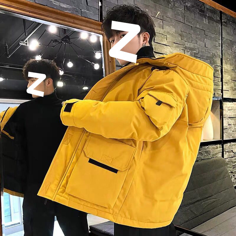 2025 Winter down Jacket Men's New Trendy Handsome Short Student Workwear Light and Thickeneded Winter Jacket Men's Jacket