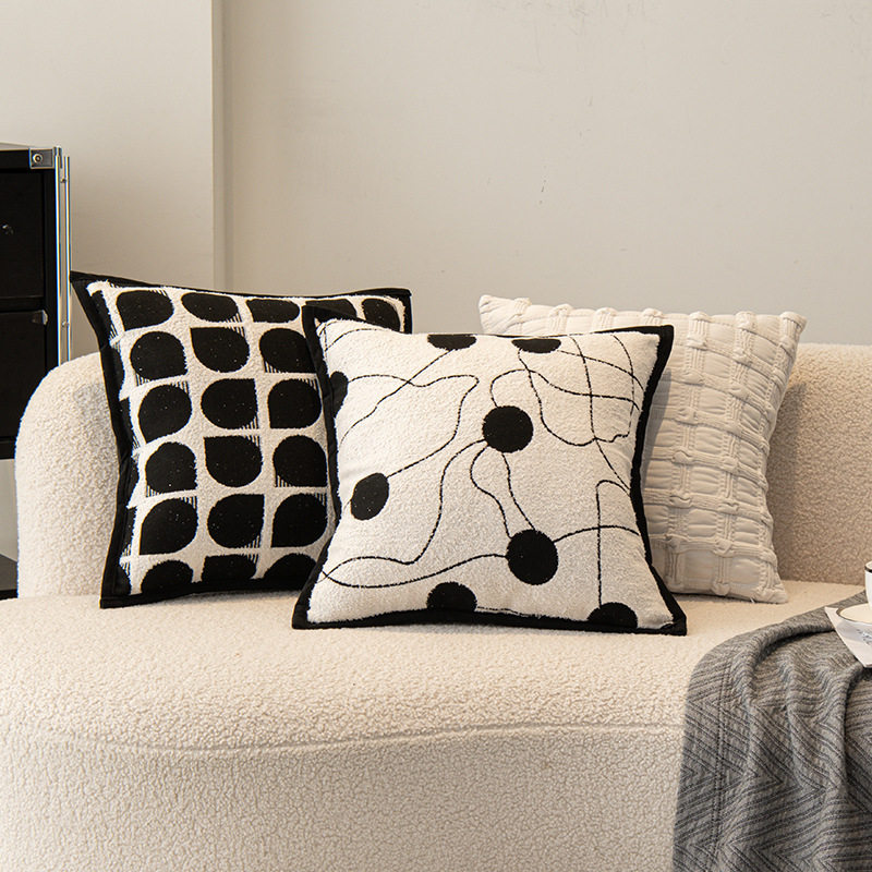 European and American Versatile Pillows, Accessible Luxury and High-End Pillows, Scandinavian Fabric Bed, Living Room Sofa Pillow Cover, Cushion with Core