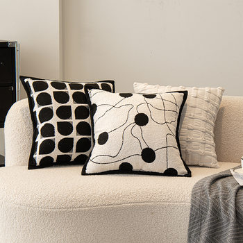 European and American Versatile Pillows, Accessible Luxury and High-End Pillows, Scandinavian Fabric Bed, Living Room Sofa Pillow Cover, Cushion with Core
