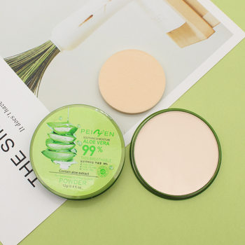 [Cross-border Exclusive] Penifen Aloe Powder Cake for Face-fixing Concealer Makeup Powder Cake Lightweight Oil Control Brightening Skin Color