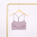 Dark purple y-shaped vest