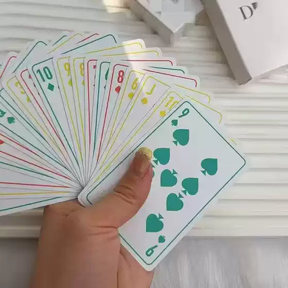 D's Summer Limited Gift Dopamine Color Poker Card Pattern Is Special