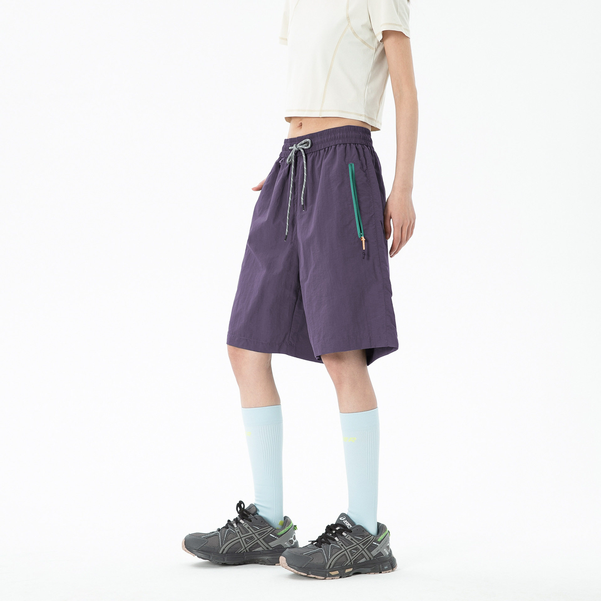 杰克传洋轻量化户外速干休闲裤男女青年美式工装弯刀裤伞兵运动裤