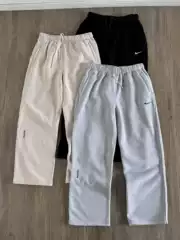 Overseas Hot-Selling Nk Collaboration Noc Men's Basic Straight-Leg Sweatpants Cross-Border Hook Print Letter Couple Sports Pants