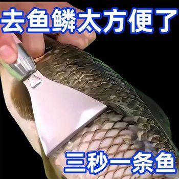 Scales-removing Stainless Steel Thickened Scales-removing Scales-digging Dual-purpose Scales-scraping Artifact Kitchen Supplies Scales-shaving Knife