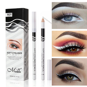 Cross-border beauty MENOW Meno MN Silkworm Waterproof Matte Pure White Line Pen High-gloss Pen Eyeliner Glue Pen