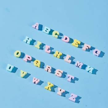 Eraser Small Mini English Letters Crumb-free and Leaves No Traces Kidsren's Cute Cartoon Mini Eraser Barrel