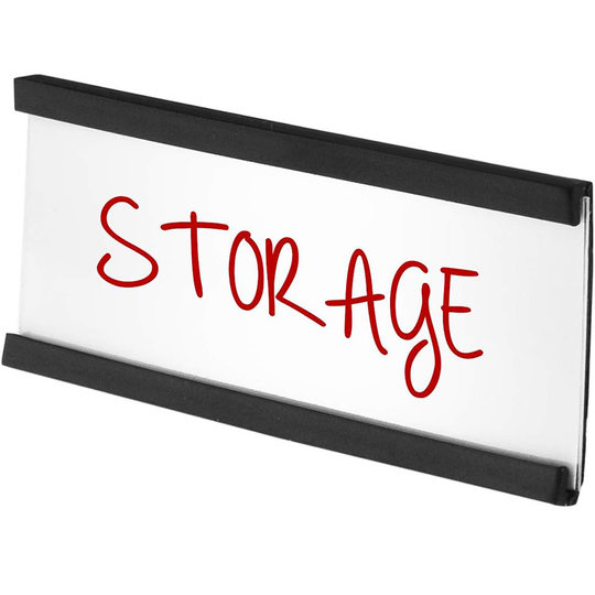 Factory Direct sales C- shaped magnetic card-inserting label clip iron cabinet door magnetic name sticker warehouse shelf identification card holder