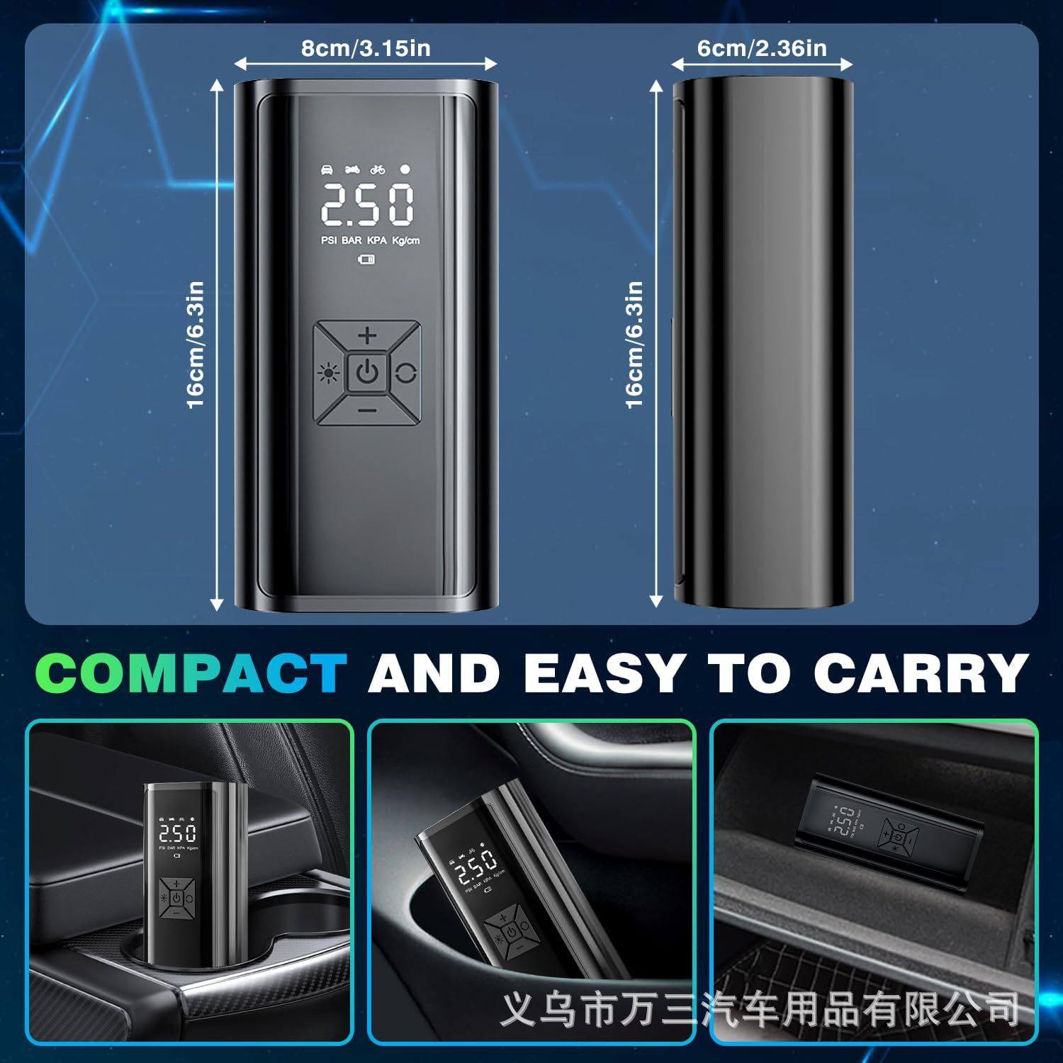 New Car Air Pump Car Air Pump Portable Wireless Electric Air Pump Tire Pump Wholesale