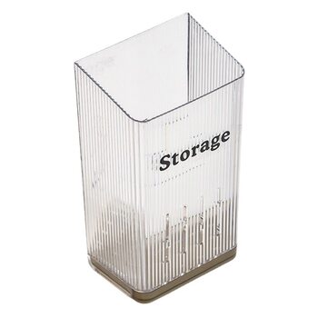 Light luxury chopsticks holder wall-mounted draining storage rack transparent chopsticks storage box kitchen chopsticks cage punch-free