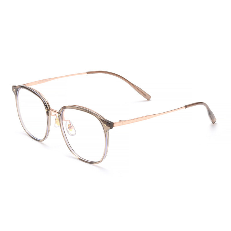 Baishifen 910TZ Jinchen Same Frame Ultra Light Pure Titanium Glasses Frame Anti-Blue Light Myopia Glasses Women's Danyang Glasses