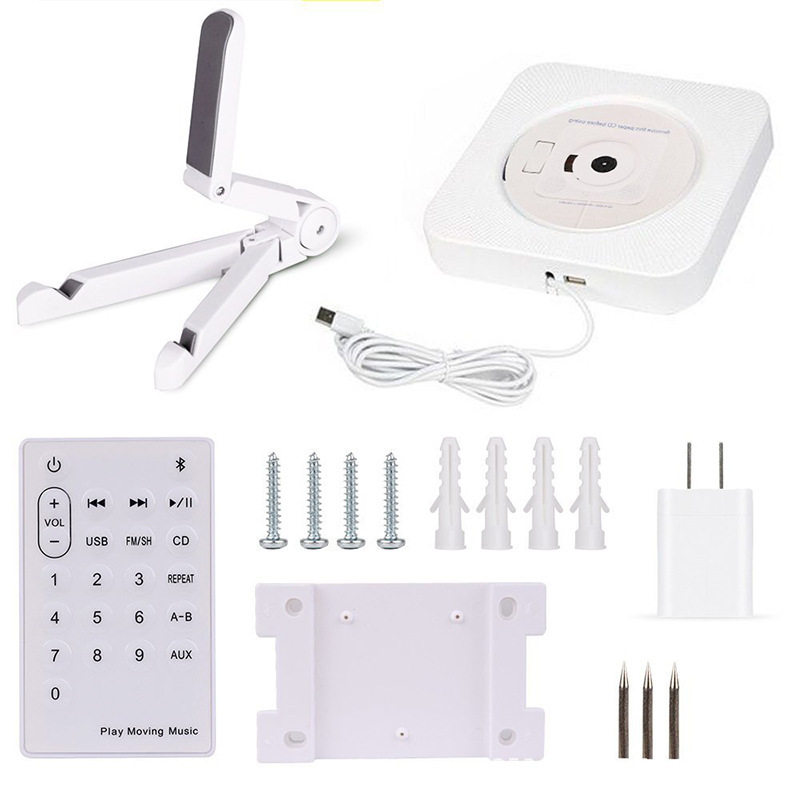 Cd Player New Wall-Mounted Cd Player Home Prenatal Education Early Education Bluetooth Cd Record Player Cd Player Walkman