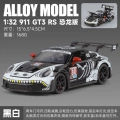 1:32 bao shijie gt3 dinosaur painted alloy car model - black