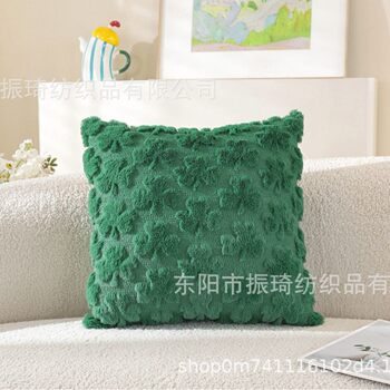 New Cross-Border Quilted Plush Pillowcase Bohemian Style Wabi-Sabi Cushion Cover Manufacturer Embroidered Pillowcase