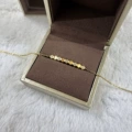Long diamond bracelet (gold color)