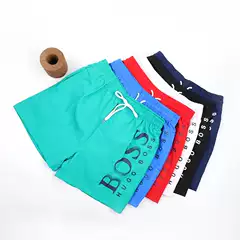2026 Summer Casual Surfing Loose Three-Quarter Shorts Home Sports Fitness Beach Quick-Dry Beach Shorts Men's Swim Trunks