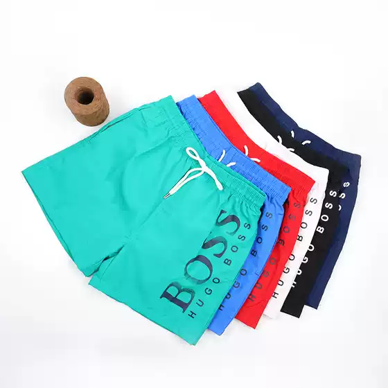 2026 Summer Casual Surfing Loose Three-Quarter Shorts Home Sports Fitness Beach Quick-Dry Beach Shorts Men's Swim Trunks