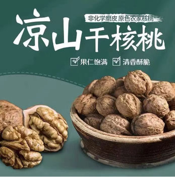 Sichuan Daliangshan Dried Walnuts from Old Trees, Suitable for Pregnant Women, Students, and the Elderly, Large-Sized, Non-Bitter, Natural Walnuts