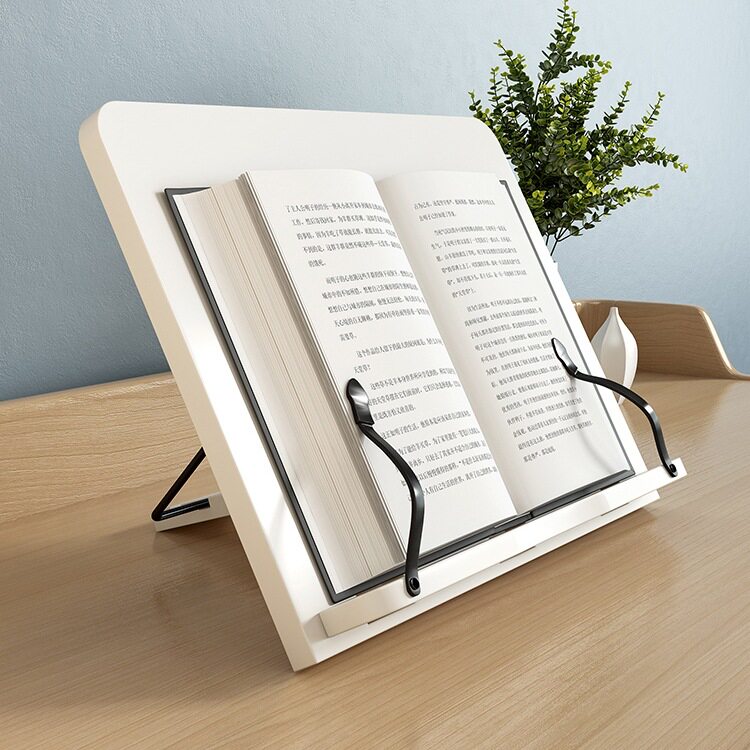 Reading Rack Reading Stand Kidsren's Reading Rack Multi-Functional Bookshelf Table Desktop Fixed Book Rack Wooden Book Holder