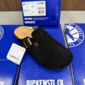 Black velvet copper buckle