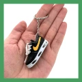 GD Daisy Yellow Swoosh (Single Keychain)
