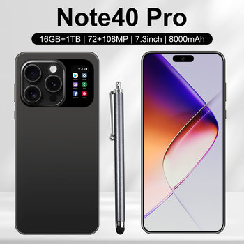 Note40 Pro cross-border mobile phone 2 16GB real perforated real pair screen Android new foreign trade smart phone
