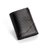 European and American men's and women's carbon fiber pattern color PU leather business card bag business card seat pattern business card bag card case