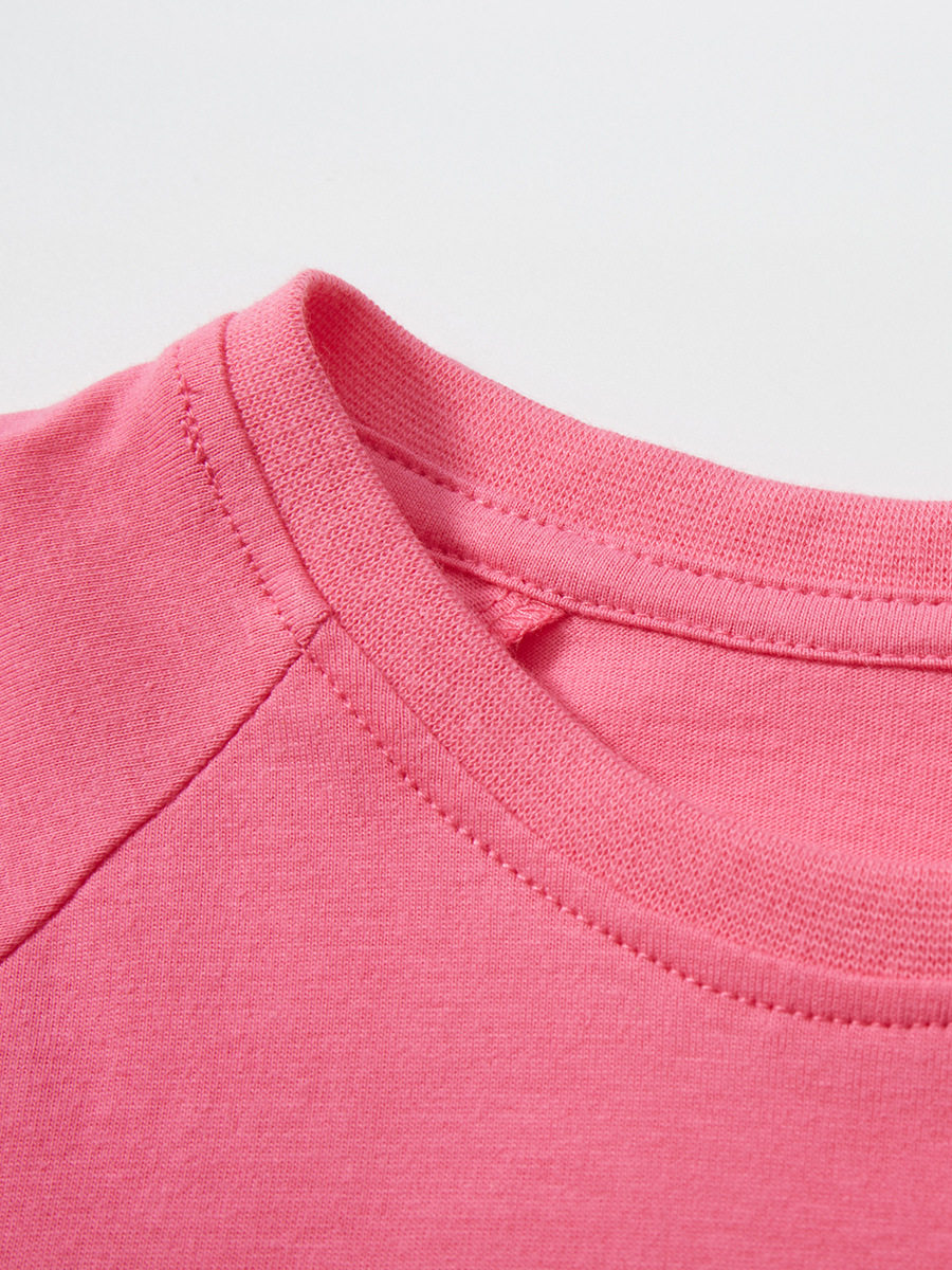 Custom-made Girls' Short-sleeve T-shirt, Summer Breathable Kids' Undershirt, Cartoon Girls' T-shirt