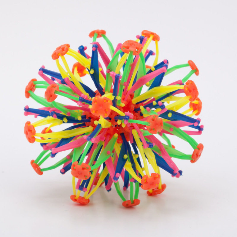 Large Flower Ball Telescopic Ball Hand-Grabbed Magic Ball Becomes Larger and Small Ball Scattered Flower Ball 33cm Ball Kidsren's Toy