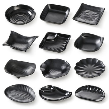 Melamine tableware plastic dish commercial small plate small dish ktv bar snack dish melon seeds dried fruit fries plate