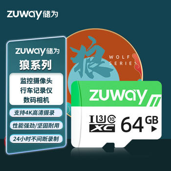 Zuway Memory Card 32Gb 64Gb 128Gb 256Gb for Surveillance and Driving Record Cameras, Tf Card, High Speed