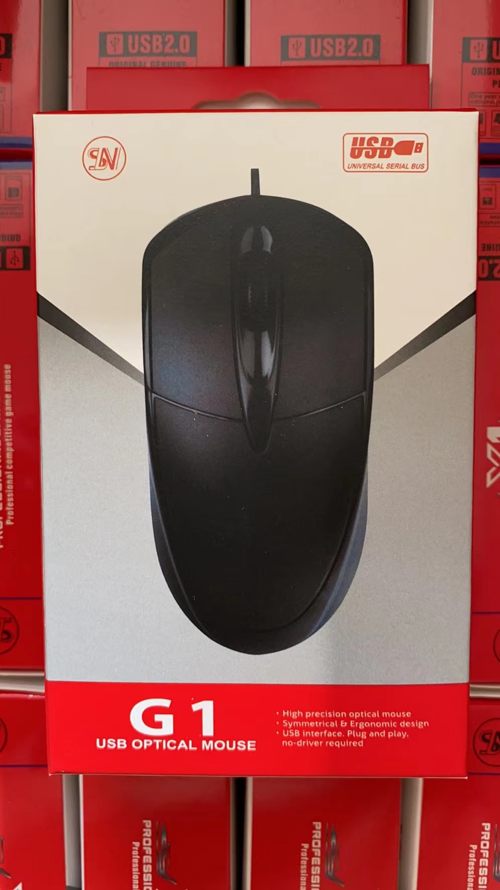 新款1.5米有线鼠标跨境鼠标批发电脑配件USB发光鼠标办公游戏鼠标