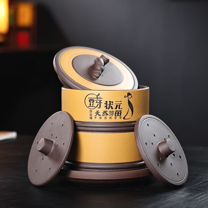 Zisha raw bean sprouts machine household bean sprouts artifact bean sprouts tank bucket container raw green yellow bean sprouts peanut sprouts germination basin